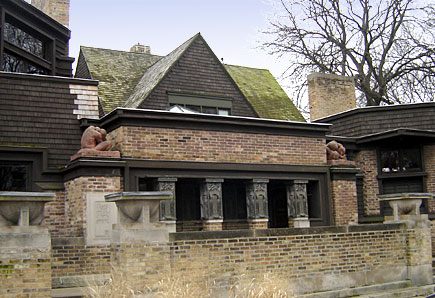 Frank Lloyd Wright Estate in Oak Park Illinois